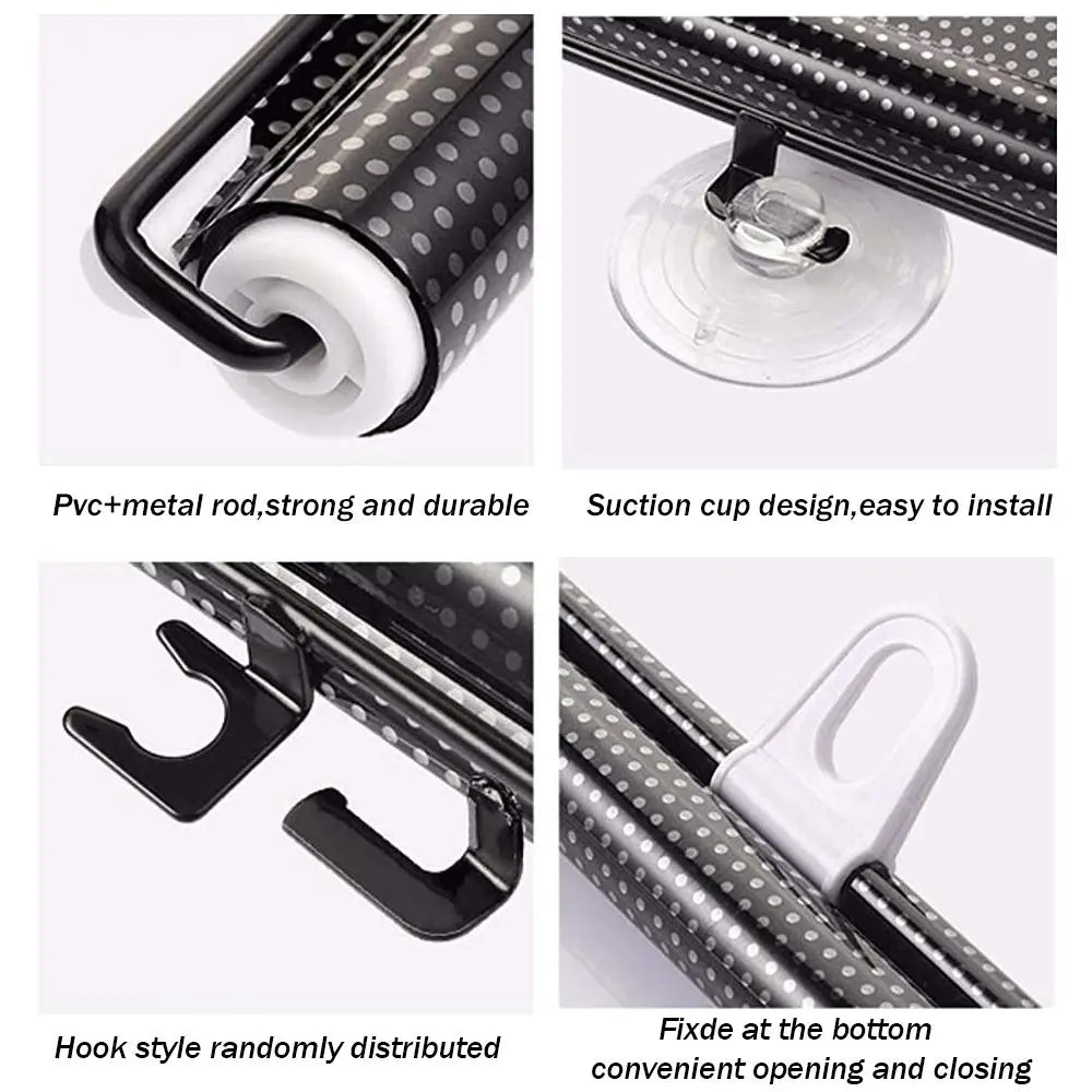 Curtains Universal Car Window Sun Visors Sunshade Roller Blinds
