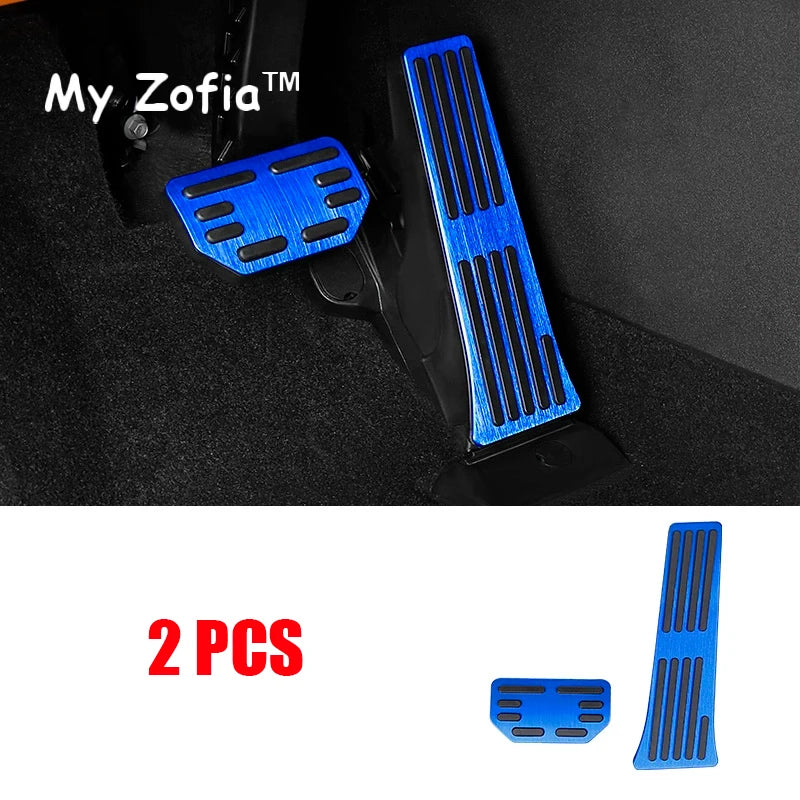 For Leapmotor C10 2024 2025 Car Accelerator Brake Pedals Cover Aluminum Alloy Non Slip Pads Pedal Cover Accessories Vue C