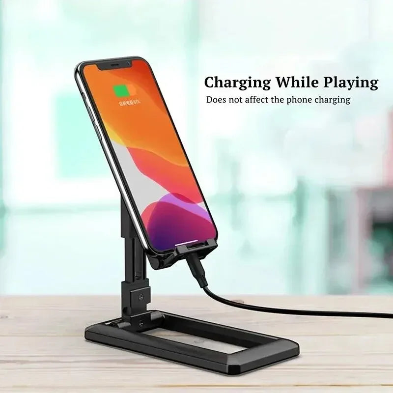 Adjustable Foldable Desktop Phone Stand for iPad iPhone Samsung - Tablet Holder Desk Bracket for Smartphones And Tablets Vue