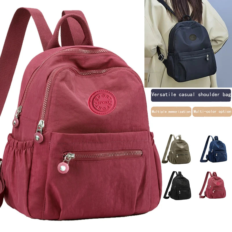 Dual Shoulder Bag Fashionable Oxford Cloth Men's Women's Nylon Fabric