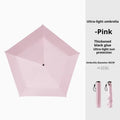 Foldable Manual Sun Umbrella Protection 6-Bone Frame Dual-purpose