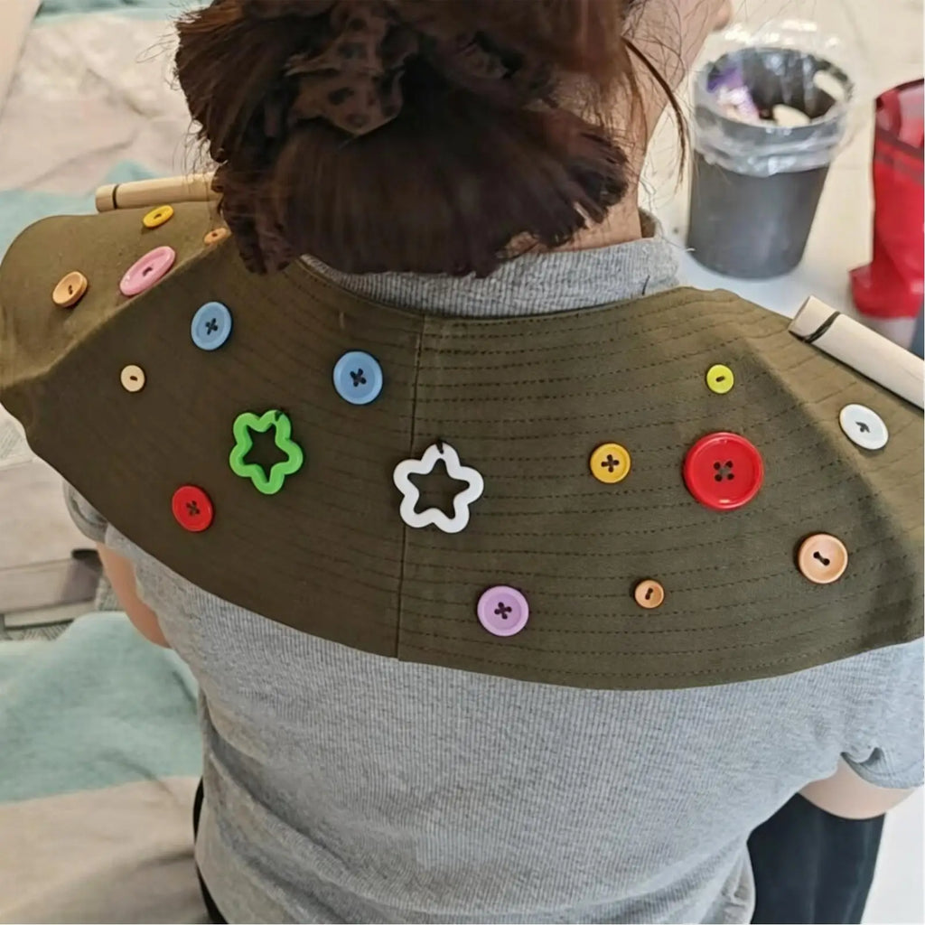 Parrot Shoulder Protector Adjustable Interactive Cape Guard Bird Shoulder Protector for Cockatiels Parakeets Lovebirds Finches Vue