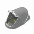 Portable Breathable Foldable Pet Tent Removable Sunproof Cat Sleeping Bed Ventilated Mosquito-Proof Dog Cave Hut Puppy Vue Grey