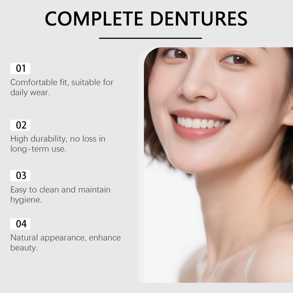 Premium Denture Cosmetic Kit - Boost Smile Beauty, Skin-Friendly Material Confident Smile for Any Occasion Vue