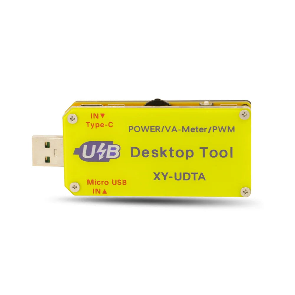 XY-UDTA CNC USB Voltage Step Up Down Power Supply Module 1.44 inch LCD Display 15W Voltmeter Ammeter Coulometer PWM Generator Vue