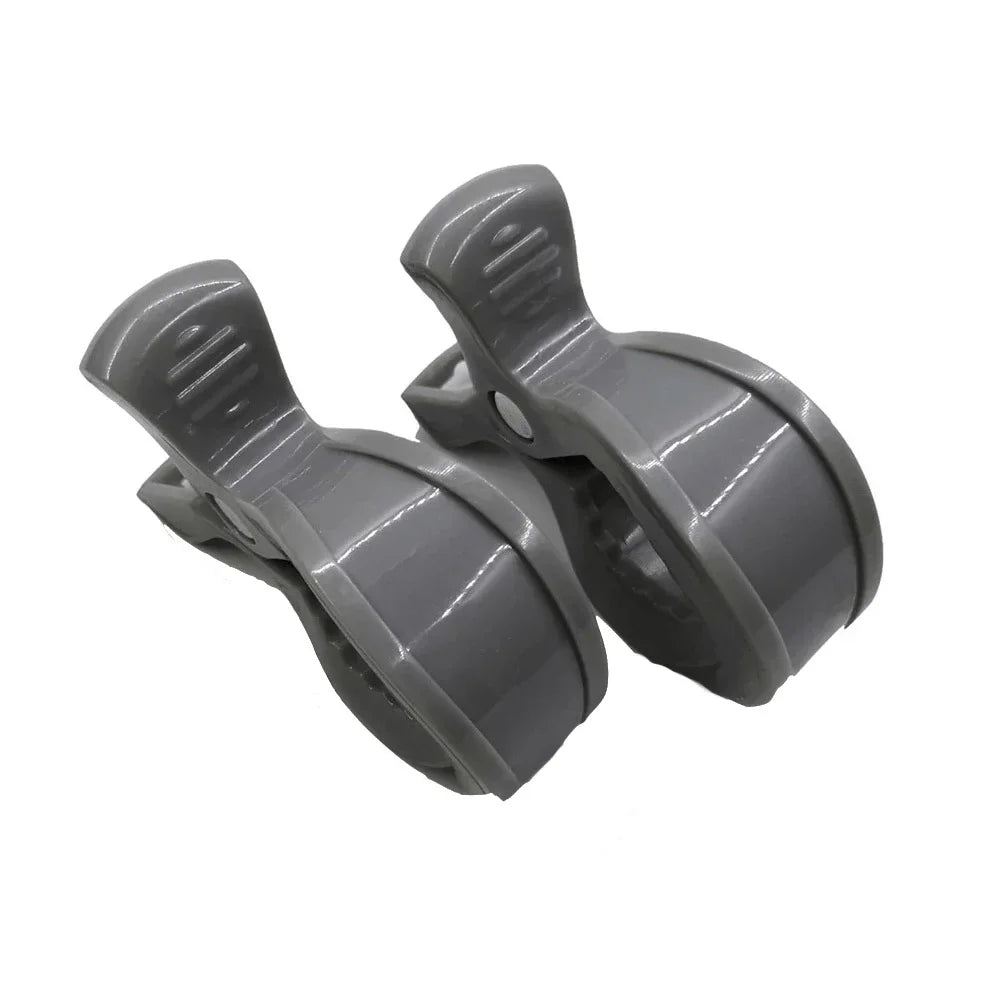 vvocci Alligator Clip Baby Toy Accessories Colorful Plastic Clips Stroller Clips Towel Toy Clips; Alligator Clip Vue B184 Grey-2Pcs
