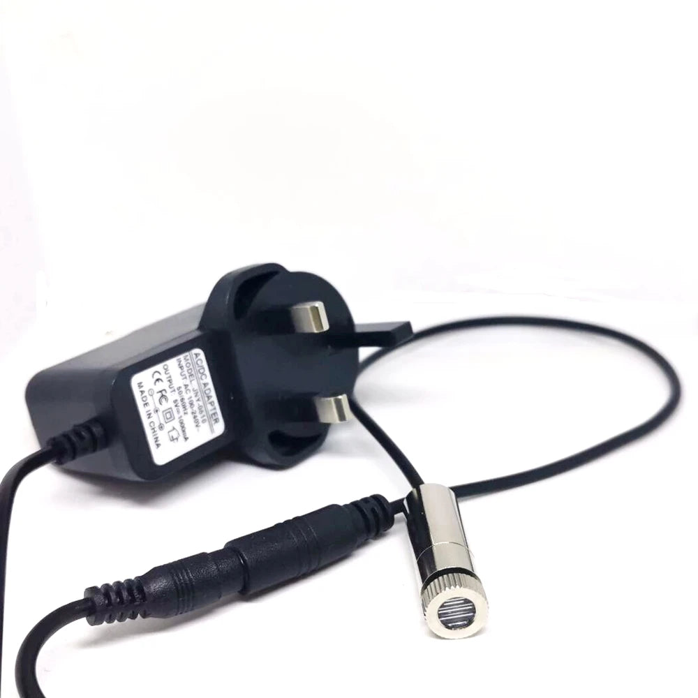 Focusable 515nm 520nm 10mW Laser Module Cross/Line/Dot Green Beam With 5V AC Power Adapter 12*35mm Vue