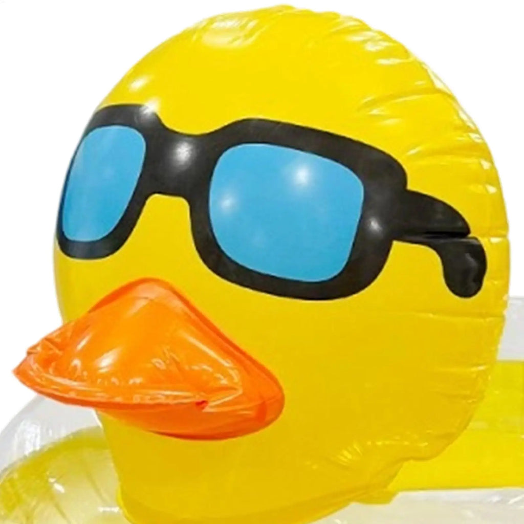 Swim Ring Swimming Donut Float Sequins Inflatable Duck for Kids Adults Teens Beach Summer Party Lake Pond Girls Adults Teens Vue