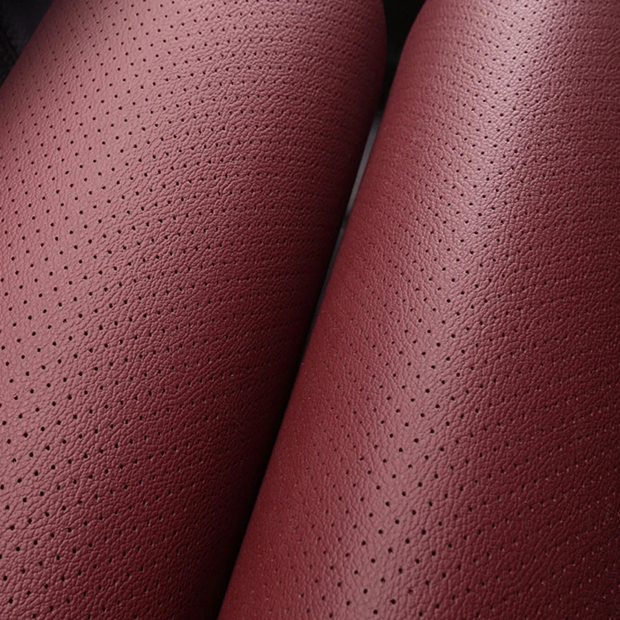 Custom Fit CRV Car Seat Covers for Select Honda CRV 2023 -2026 Full Set Artificial Leather Automobile Car Accessories -Wine Red Vue