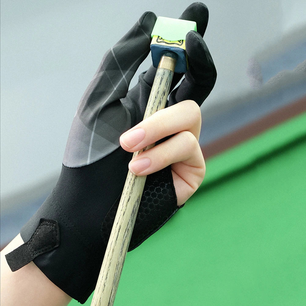 Billiard Pool Gloves Non-Slip Billiard Training Gloves Left/Right Hand Universal Billiard Sports Accessories Vue