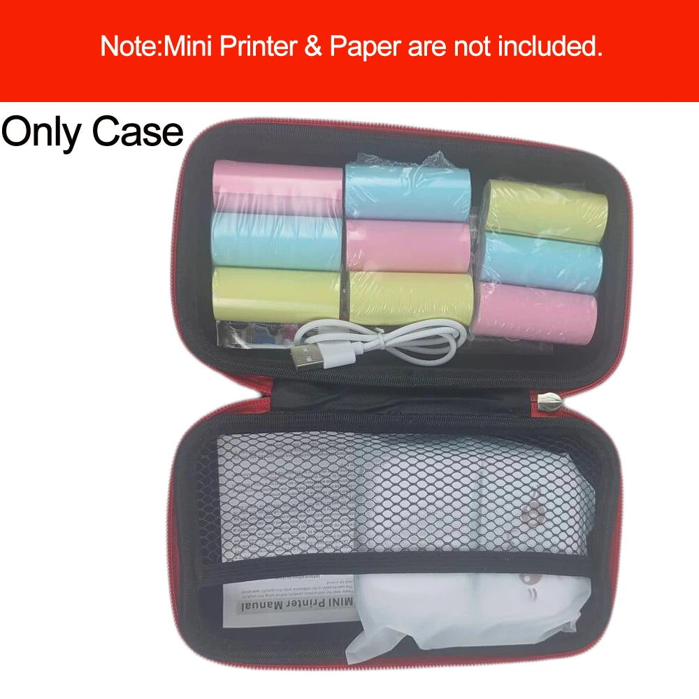 Portable Special Storage Bag For 3D Printing Pen Mini Printer Storage Bag Case Travel Case for Thermal Printer 3D Pen Accessory Vue