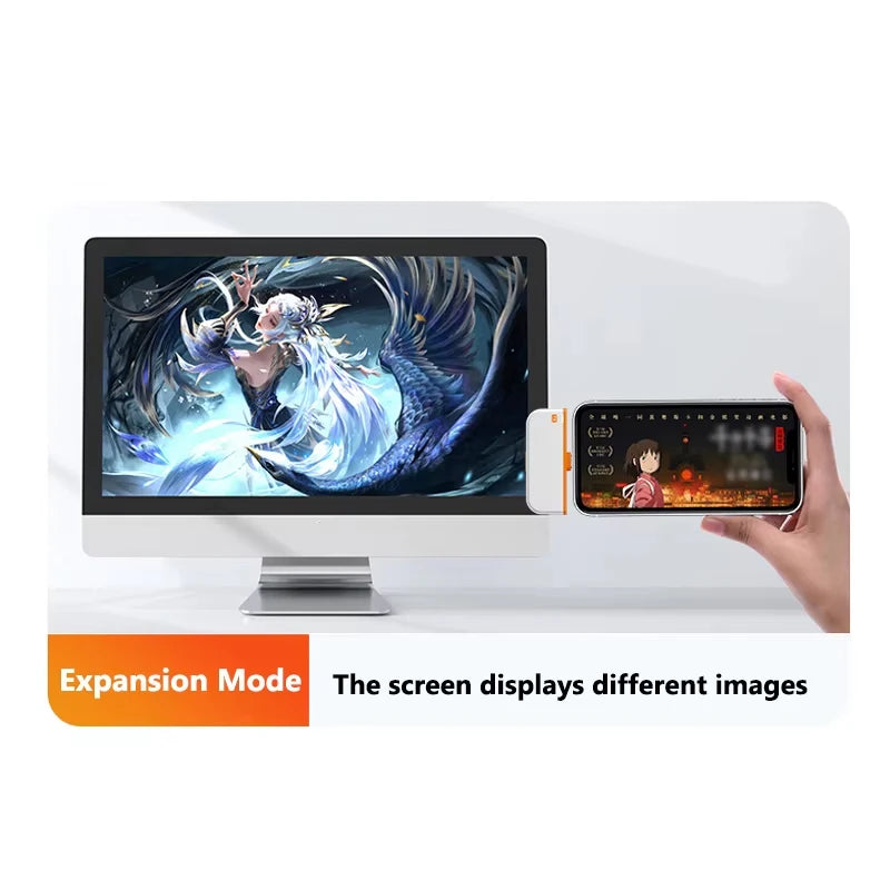 1080P 50M Wireless HDMI-Compatible Extender USB Video Transmitter Receiver Wifi Display TV Stick Dongle Adapter for PC TV Laptop Vue