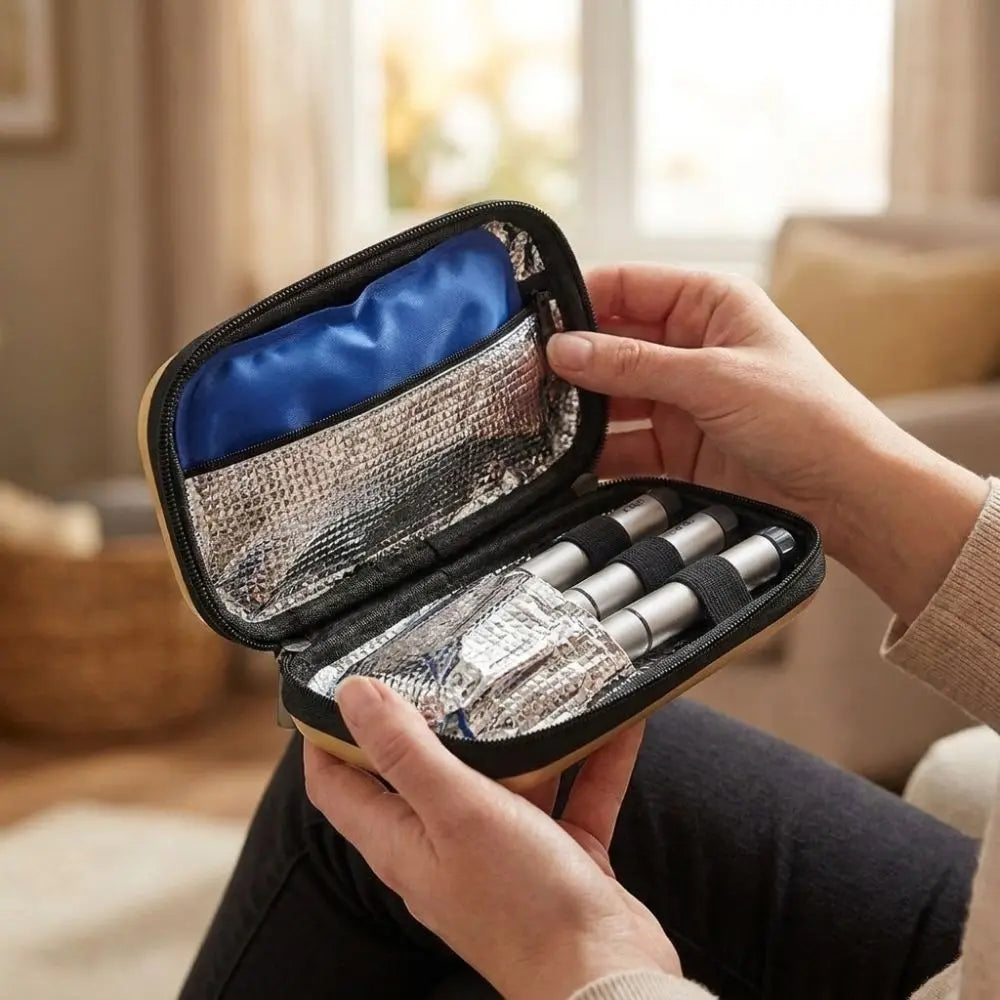 Waterproof Insulin Cooling Box Shockproof Dust-proof Insulin Pens Storage Box Wear-resistant Refrigerated Vue