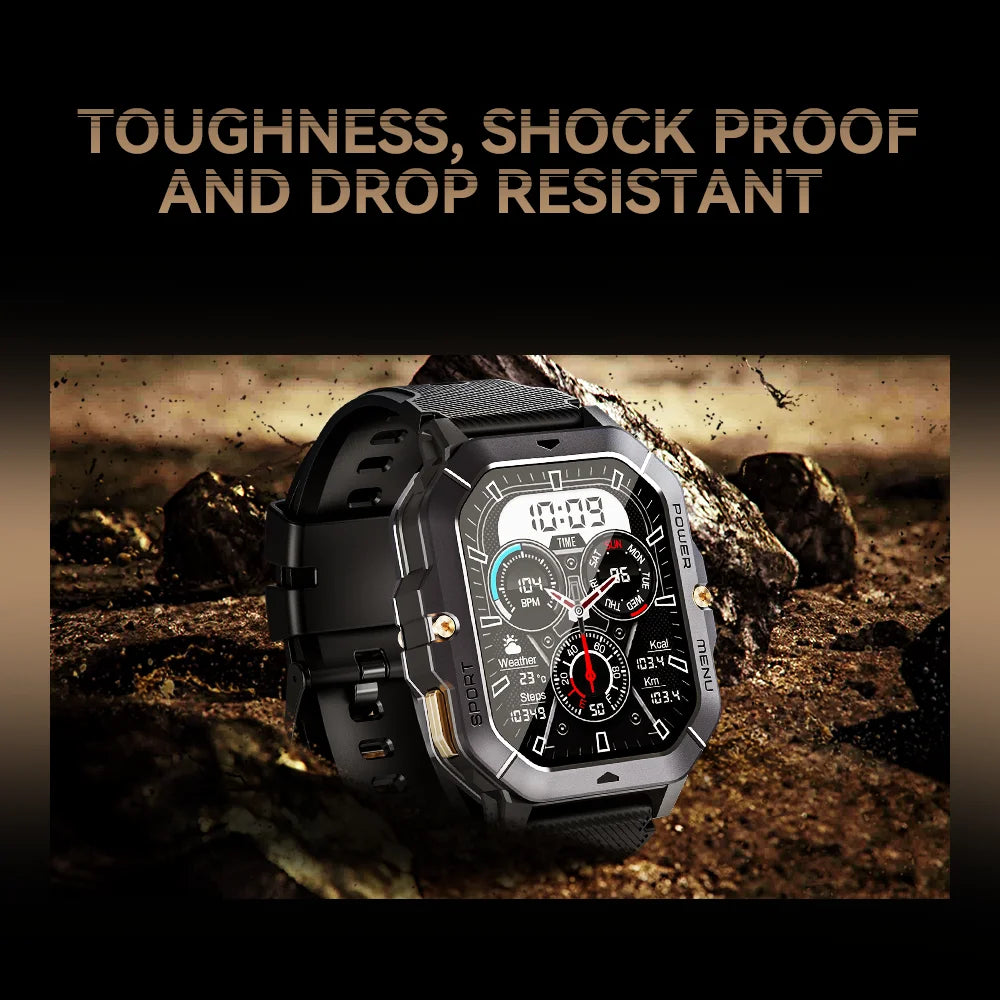 CUBOT C28 Waterproof Smart Watch Men 2.02 Inch Fitness Tracker Sport Wrist Smartwatch For Android IOS Bluetooth Call Vue