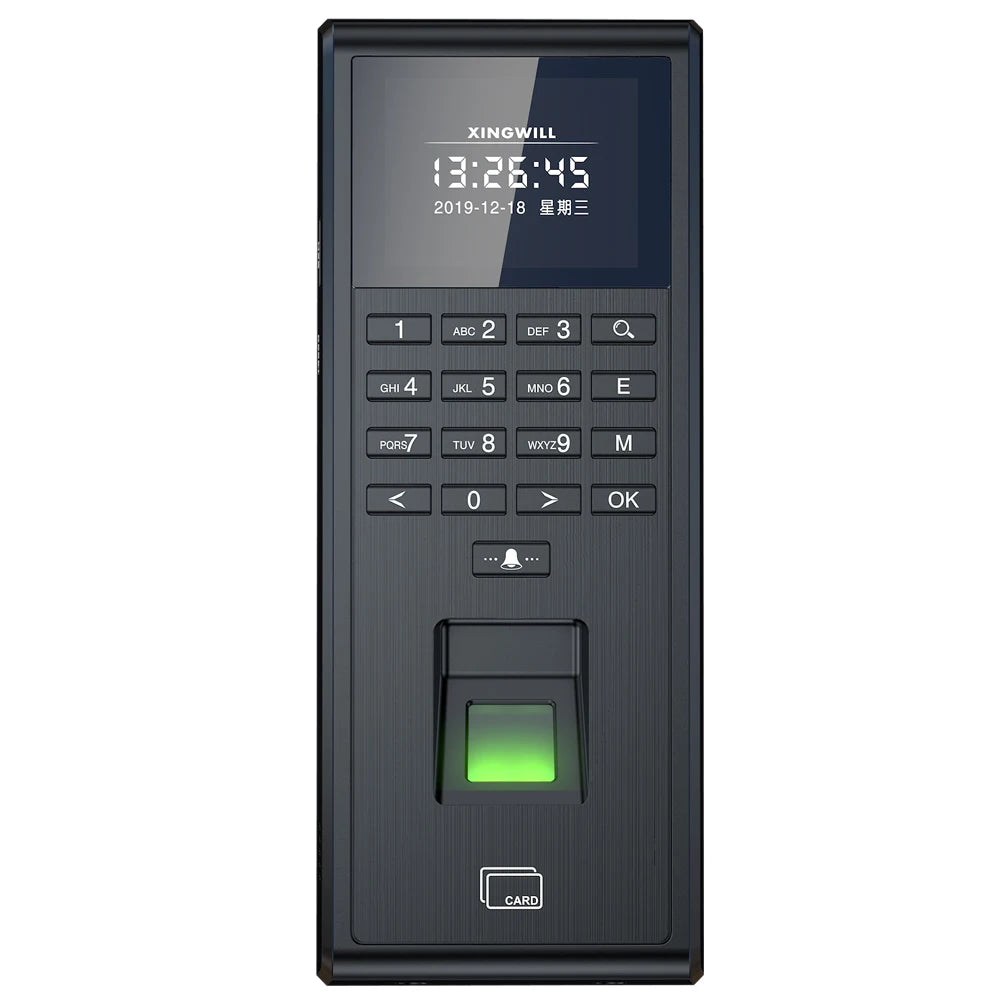 Fingerprint Time Attendance Machine RFID 125KHZ for Smart Door Access Control System Kit Standalone Keypad 1000 Users Vue