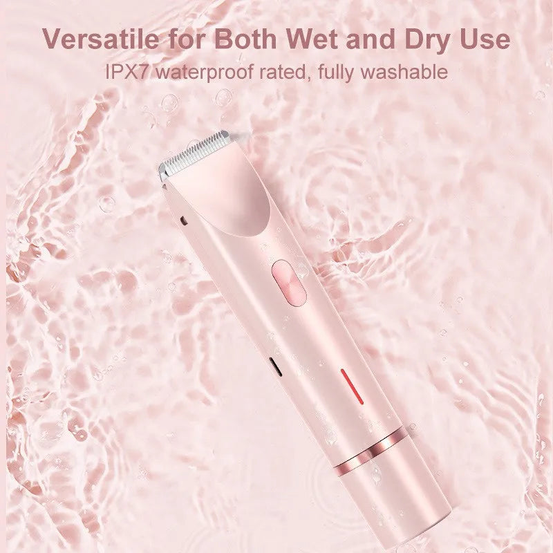 Electric Shaver for Woman Double Head Dual Purpose Female Razor Body Epilator Leg Underarm Bikini Electric Hair Remover Trimmer Vue