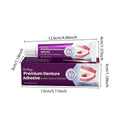 Denture Adhesive, Natural Fit,Comfortable Secure Hold, Long-Lasting & Gentle, Beautiful Smile Enhancement, Perfect for Daily Use Vue 1set