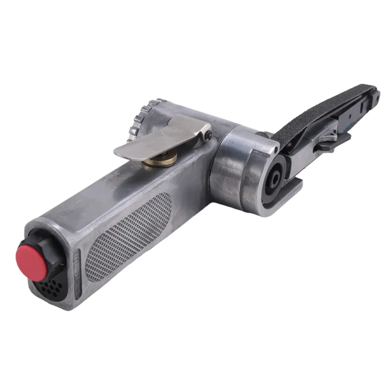3/8Inch Air Belt Sander Air Angle Grinding Sanding Machine +Sanding Belts For Air Compressor Sanding Small Vue