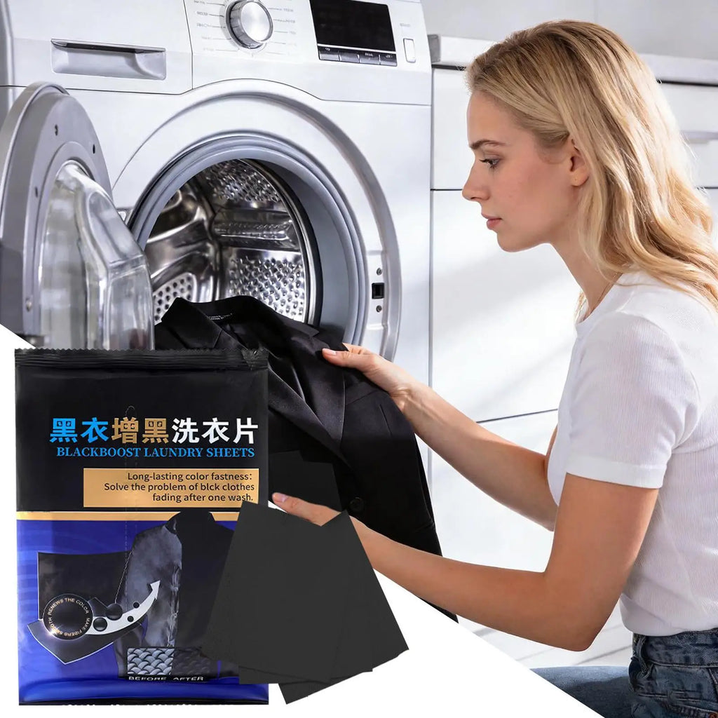 Fabric Dye Black 50Pcs/set Gentle Long Lasting Portable Gentle Dye Catchers for Laundry Darkening Color Restoration Tablets Vue