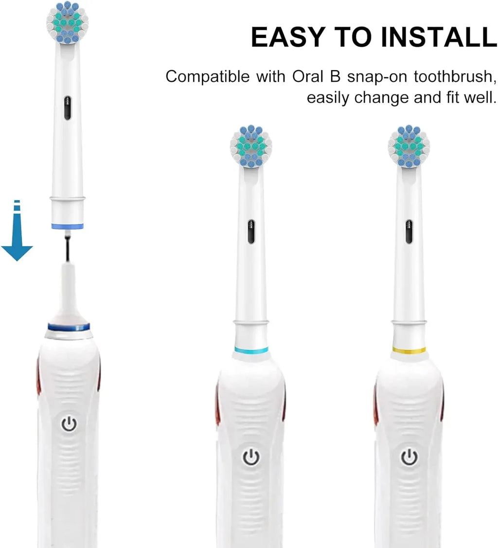 Replacement Heads For Oral B Braun Electric Toothbrush 16pcs/Pack Replacement Brush Heads For 1000/2000/3000/5000 Adults Kids Vue