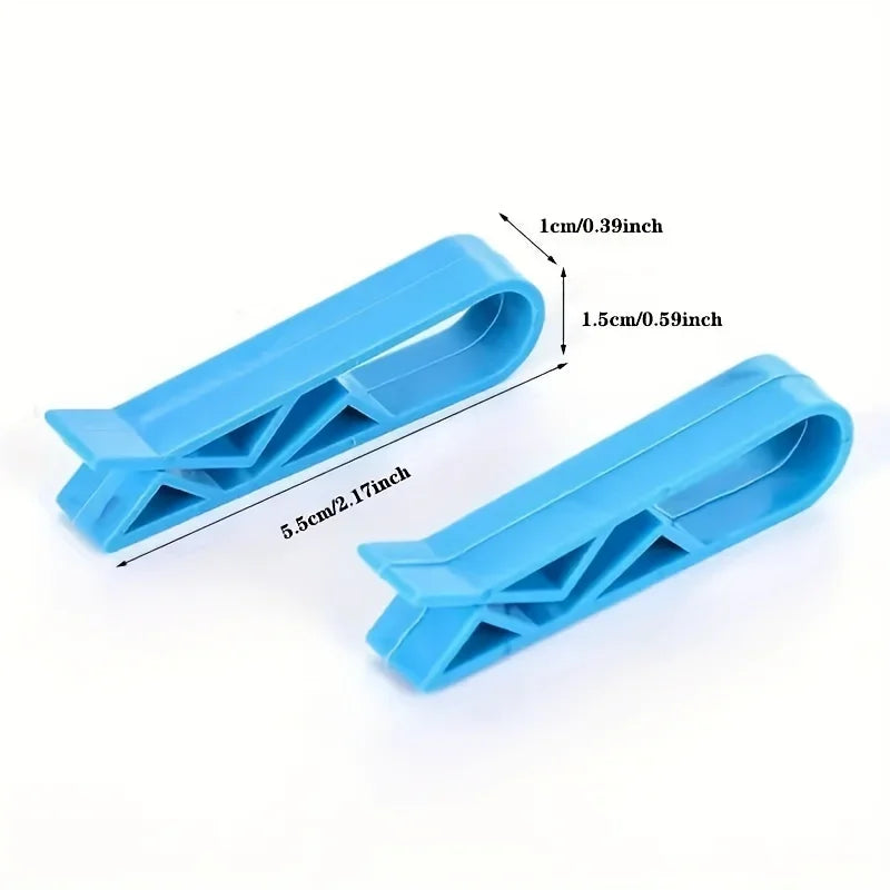 10/20PCS innovative trash can clips - safe and non slip trash bag holder, stylish divider side clips, convenient for home use Vue