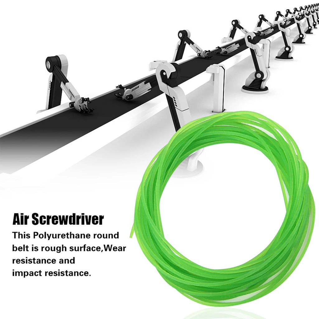 Green Polyurethane round belt Polyurethane round belt Green Rough PU Polyurethane Round Belt for Drive Vue