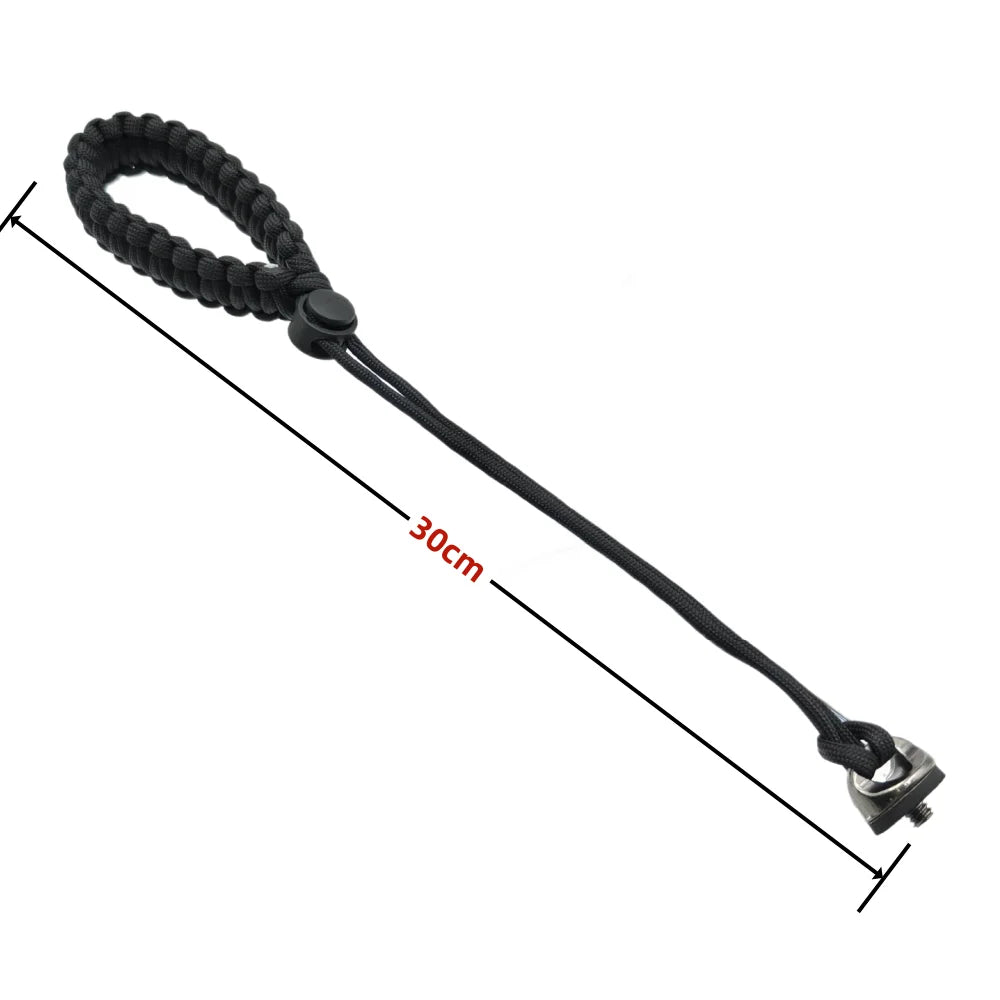 Nylon Wrist Strap Safety Anti-lost Hand Band With 1/4 Metal Screw Base For Insta360 X5/X4 Dji Action 5 Pro Camera Adjustable Vue