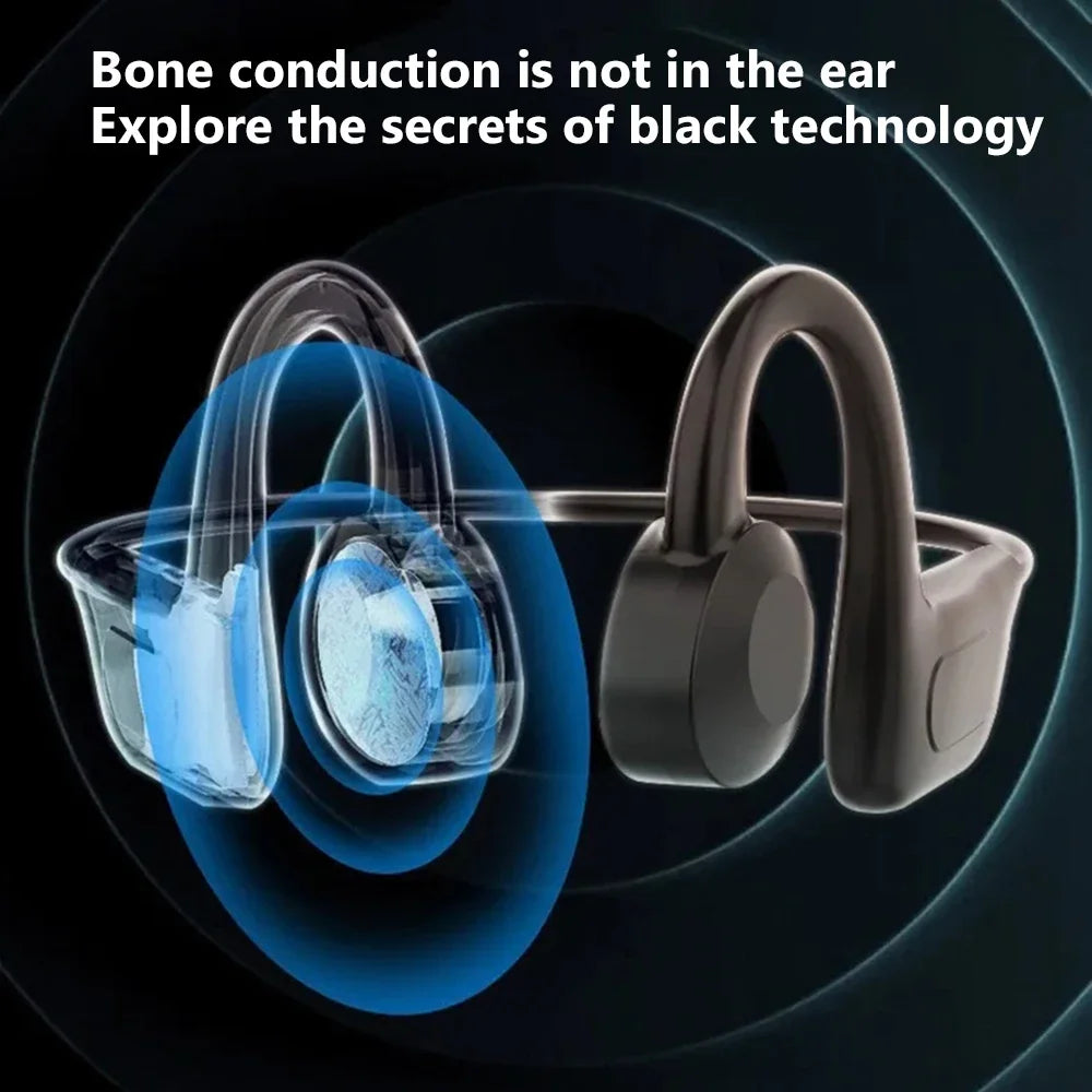 Bluetooth Bone Conduction Bluetooth Earphones Air Conduction Earphones Card Insertable Sports Waterproof Sweat Proof Vue