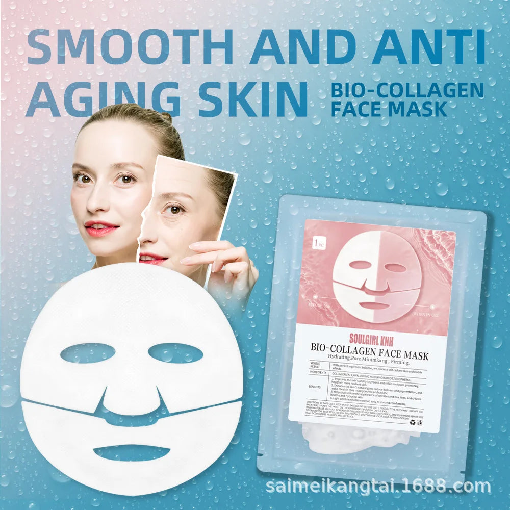 Bio-Collagen Real Deep Mask Overnight Collagen Mask with Hydrolyzed Collagen Soluble Collagen Sheet Mask for Skin Care Korean Vue Default Title