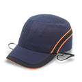 Hard Inner Shell Work Safety Bump Cap Protective Helmet Baseball Hat Style For Work Factory Shop Carrying Helmet Head Protection Vue Mesh Deep Blue