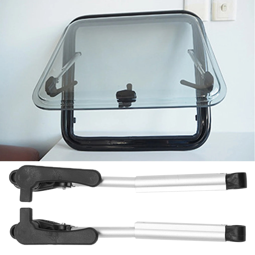 2-Piece Set RV Window Support Rods – Anti-Oxidation Aluminum Alloy Telescopic Struts for RVs and Vue