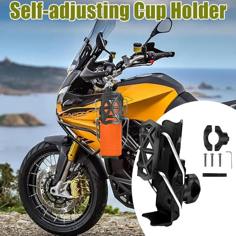 1-4PCS Universal Adjustable Water Bottle Cage Bike Motorcycle E Bike Cup Holder Clamp Cycling Essential Accessories Mount Vue
