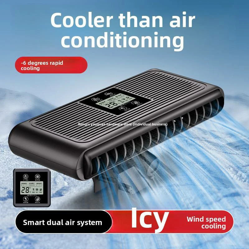 Silent Fish Tank Cooling Device Automatic Temperature Control Water Cooling Machine for Aquatic Plants Aquarium Cooling Fan Vue