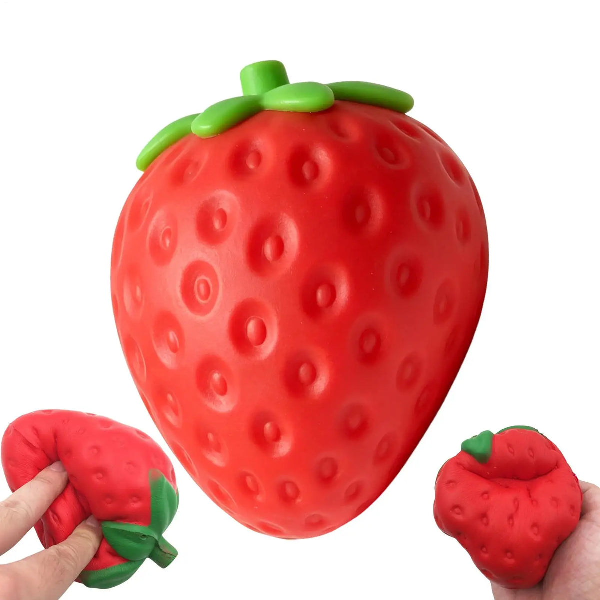 14cm Giant Strawberry Slow Rising Fidget Squeeze Toy Soft Sensory for Kids Adults Office Home School Travel Anxiety Relief Toys Vue