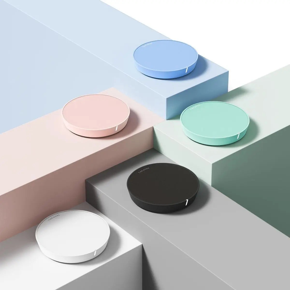 TIMEMORE Black Mirror Dot Coffee Electronic Scale Screen Free Intelligent App Interconnection Light Thin Bluetooth Coffee Scales Vue