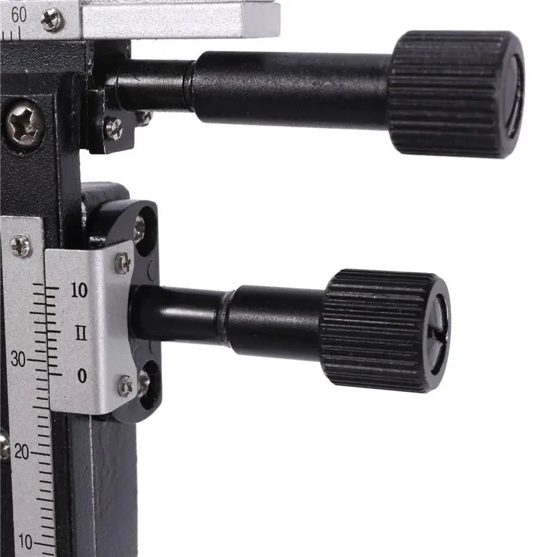 ABKW-4X Microscope Attachable Mechanical Stage X-Y Moveable Caliper Vernier With Scale Vue