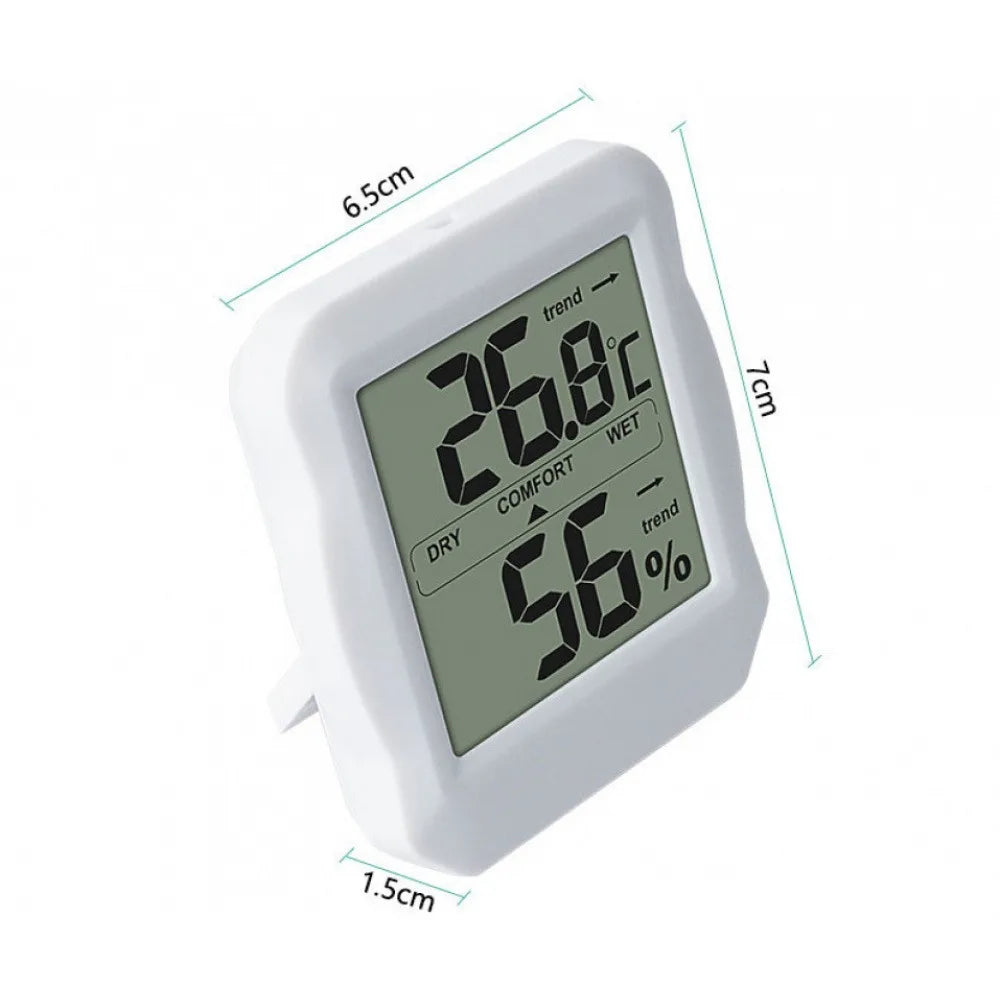 Digital Display Temperature and Humidity Meter -10℃-50℃ Thermometer 10~99%RH Hygrometer Indoor Electronic Thermometer Hygrometer Vue