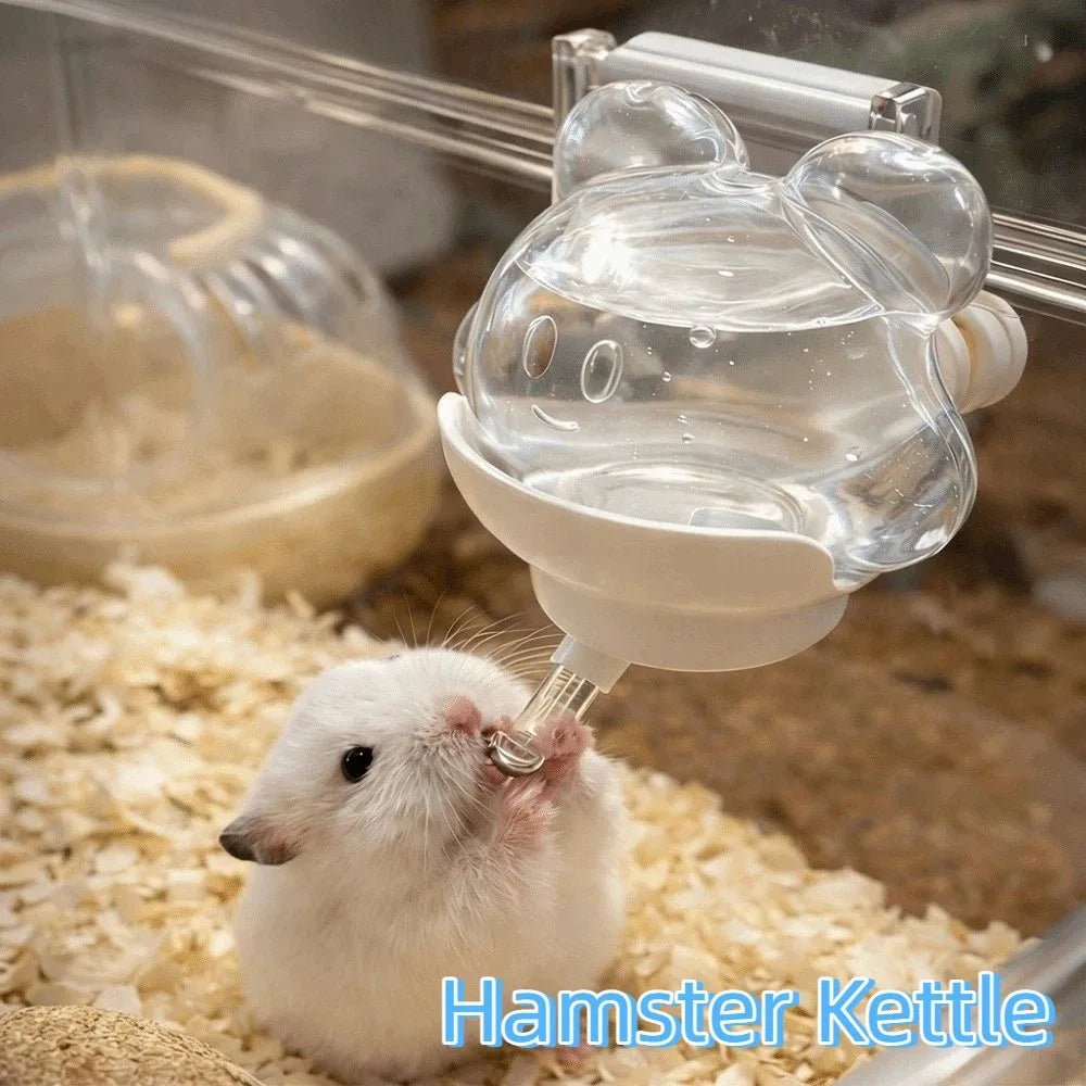 Prevent Dripping Hamster Magnetic Kettle Magnetic Rack Automatic Hamster Water Bottle 220ml Wall Mounted Pet Water Dispenser Vue