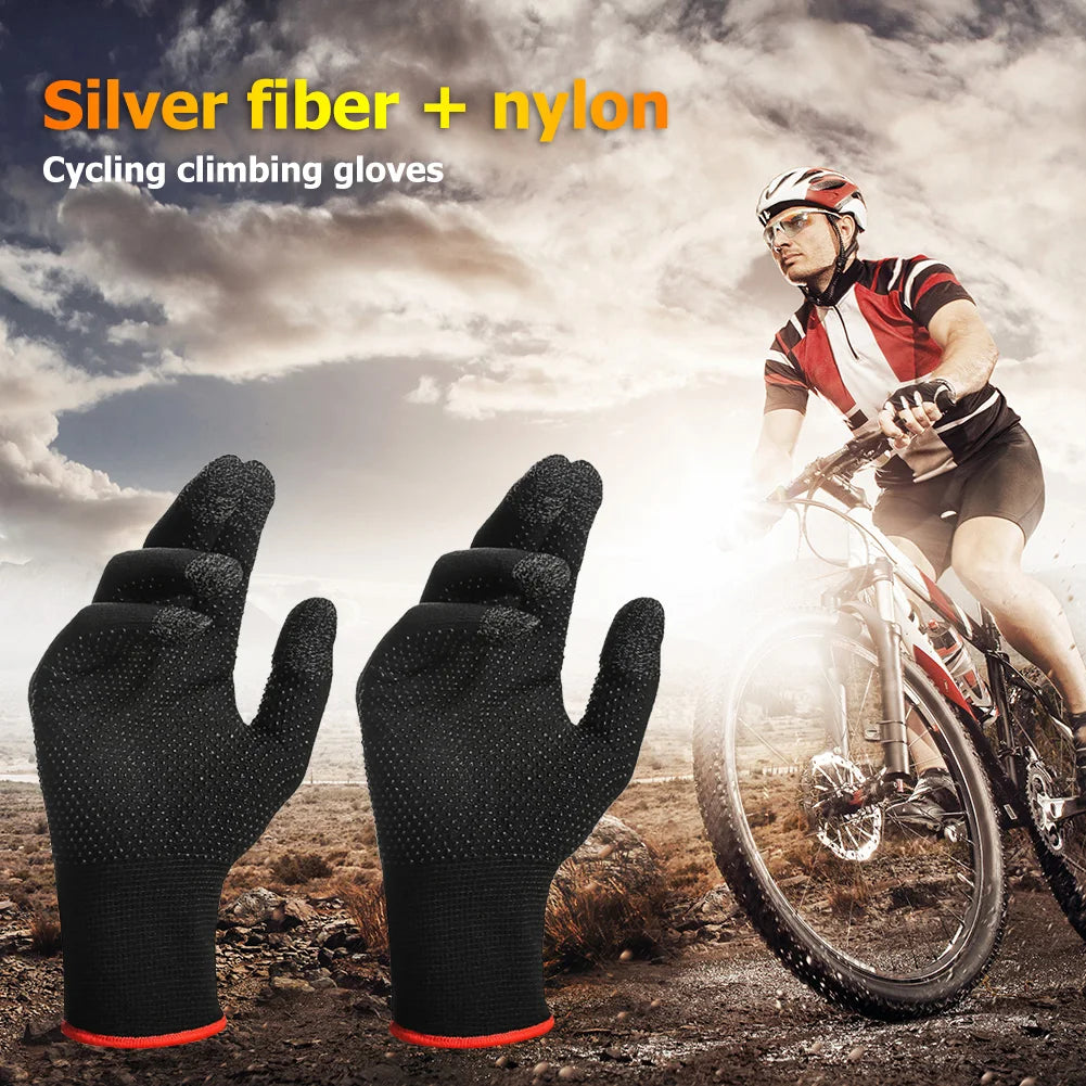 1-10Pair Anti Slip Touch Screen Gloves Breathable Knit Thermal Gloves for Gaming Biking Motorcycle Gloves Sports Full Finger Vue