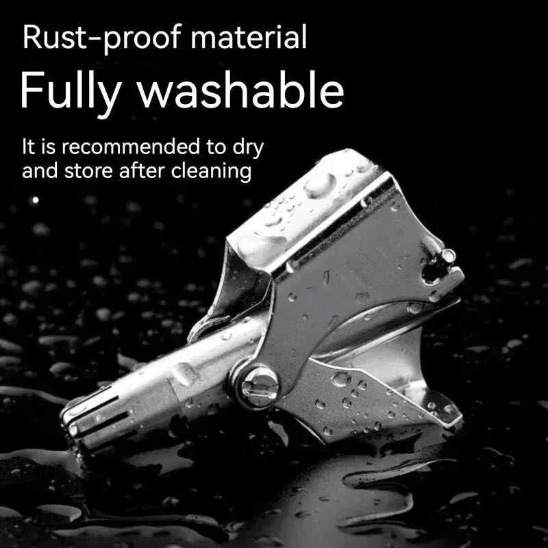 Cleaning Without Portable Nose Hair Washable Ear Hair Trimmer Painless Low NoiseRusting Trimming Men'S Portable Electric Shaver Vue