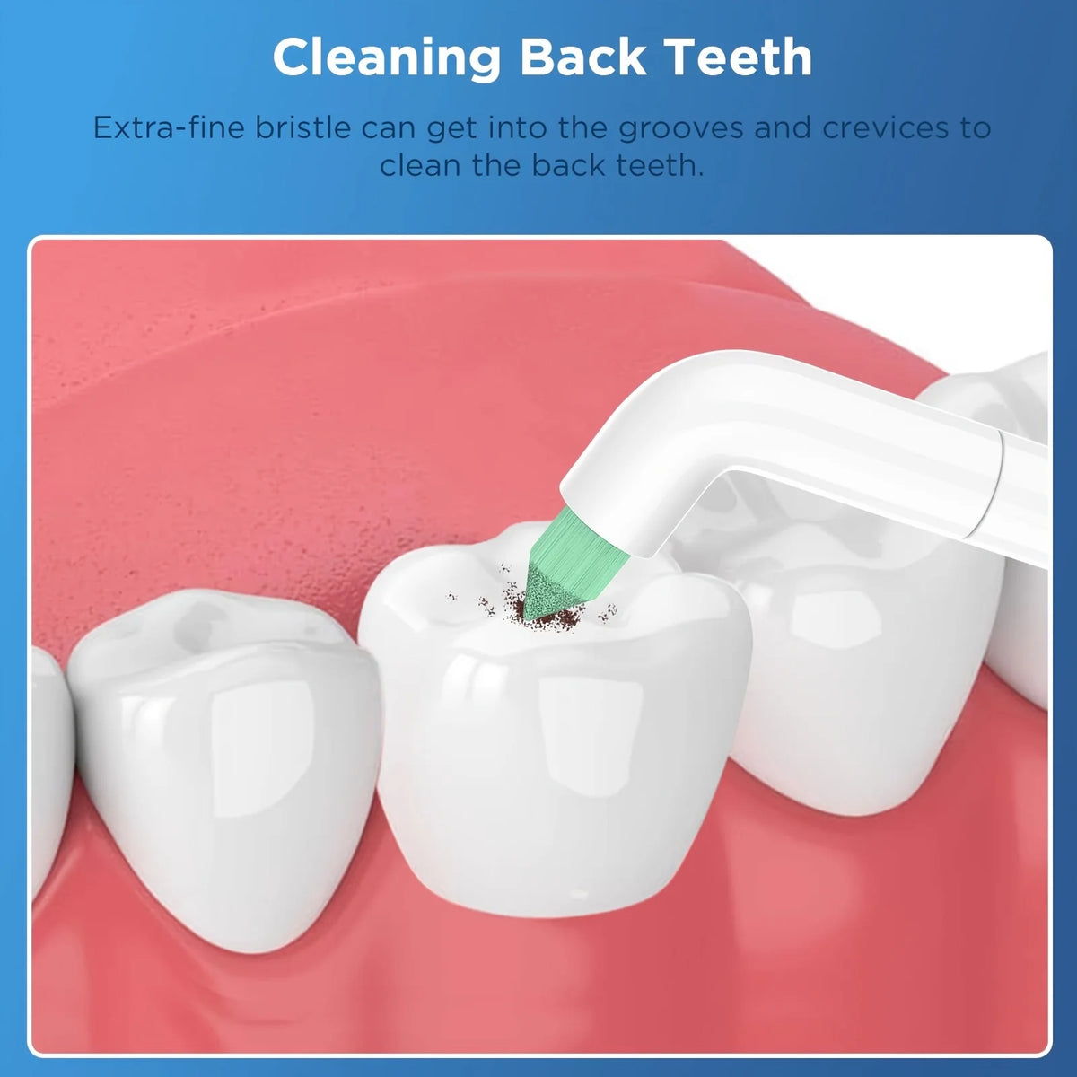 4/8PCS for Roman Electric Toothbrush T3 T5 T6 T10S T20 E7 S3 P6 L11 Replace Interdental Brush for Cleaning Braces/Between Teeth Vue