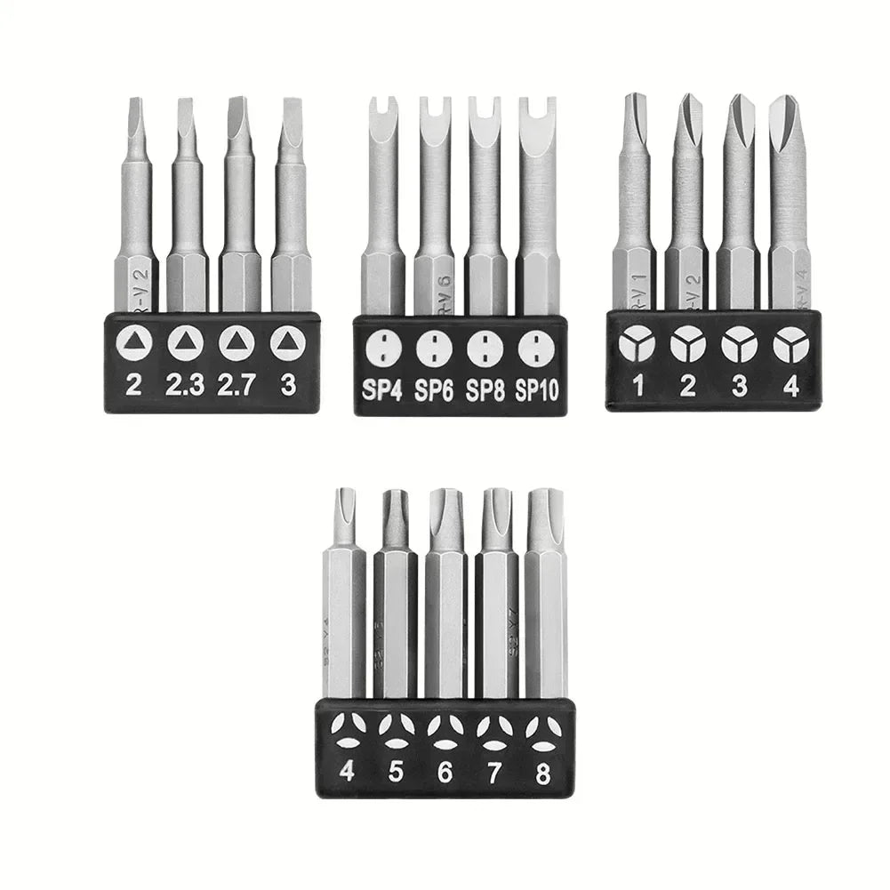 Special Screwdriver Bit Set – Triangle, Y-Type & U-Shape 50mm Screwdriver Bit Set Vue