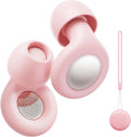 Ear Plugs Sleeping Noise Cancelling 25dB Reduction 8 Tips Reusable Vue Pink