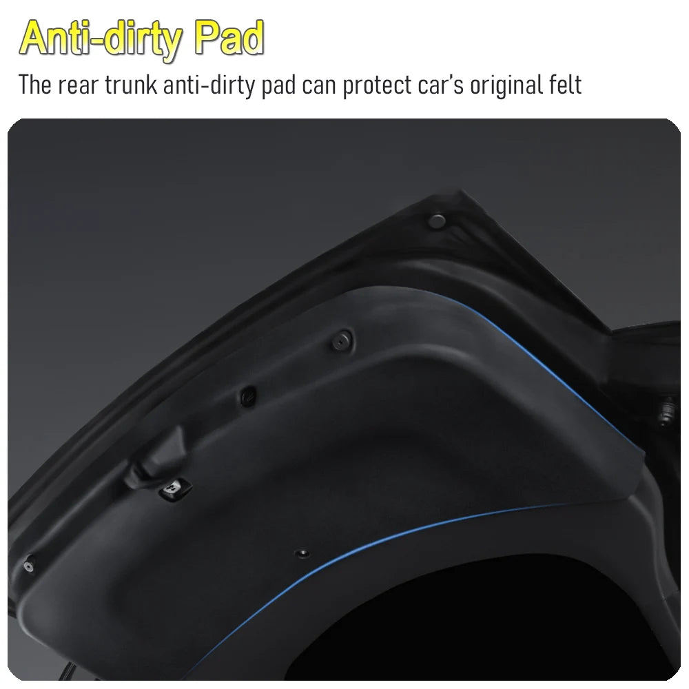 For Tesla Model Y Juniper Trunk Protective Pad Anti-dirty Pad Trunk Scratch Mat New Model Y 2025 2026 Tailgate Protective Mats Vue