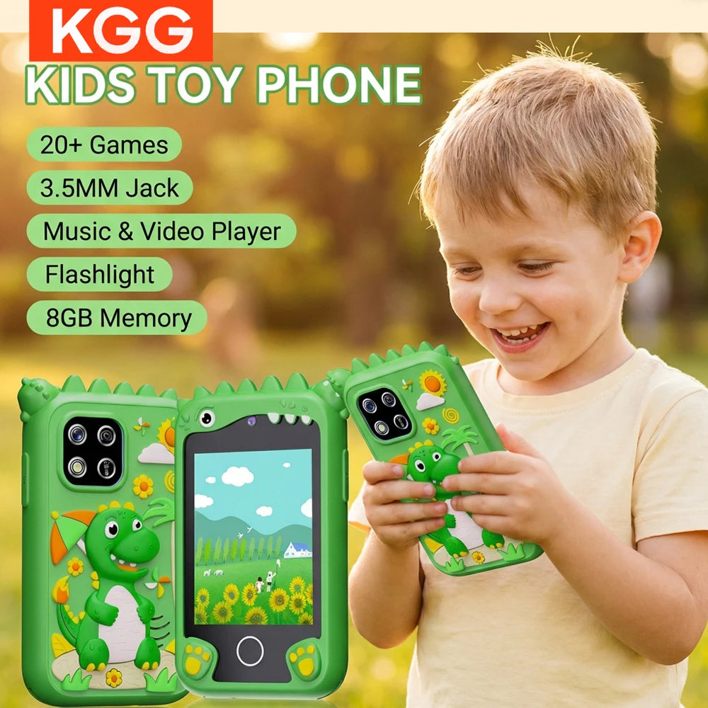 Educational Smart Phone Toy Toddlers Touchscreen Camera, MP3 Player & Learning Games Kids Pretend Mobile Phone Boy Girl Vue