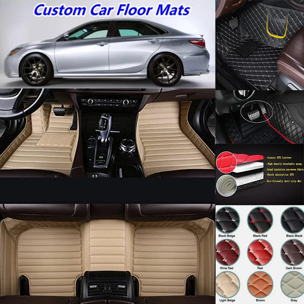 Custom PU Leather Floor Mats – Mercedes Benz S-Class W221–W223