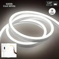 5V LED Strip Neon Light USB With Hand Sweep Sensor Dimmer Switch Flexible Silicone Neon Sign Waterproof For Home Outdoor Decor Vue 1m Cold White