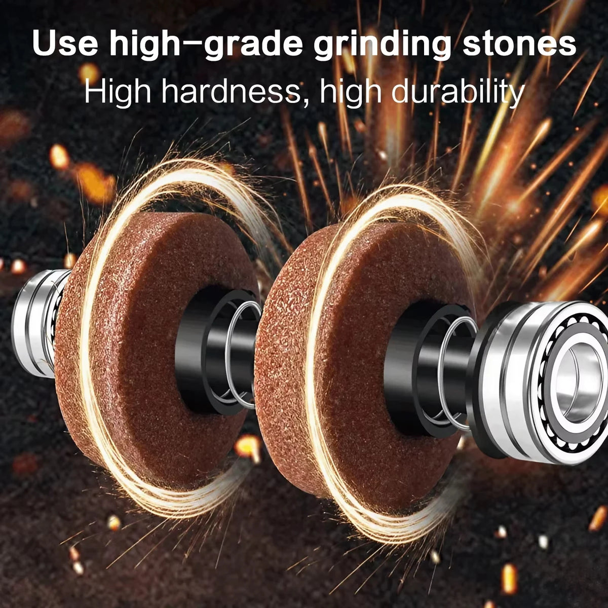 Electric Knife Sharpener Quick Sharpening Tool Rechargeable Non Slip Pad Portable Kitchen Blade Sharpener Vue