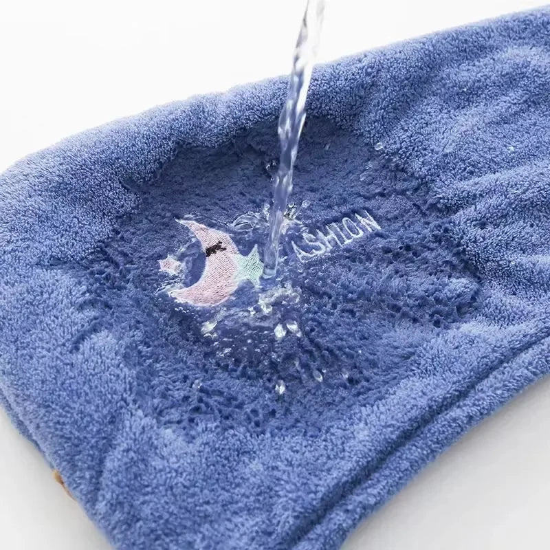 1pc Quickly Dry Hair Hat Super Absorbent Soft Bathroom Women Head Towels Girls Cute Hair Towel Hair Dry Wrap Bonnets Vue