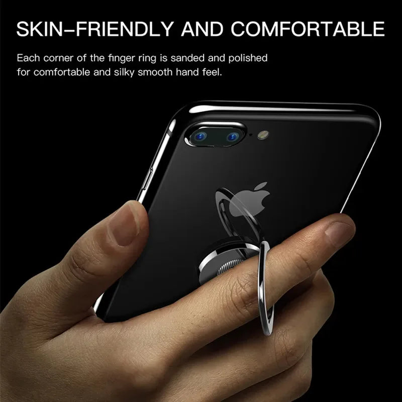 Mini 360 Degree Finger Ring Holder Metal Phone Stand Mount Smartphone Holder for Xiaomi Huawei iPhone Sangsung Mobile Phone Vue